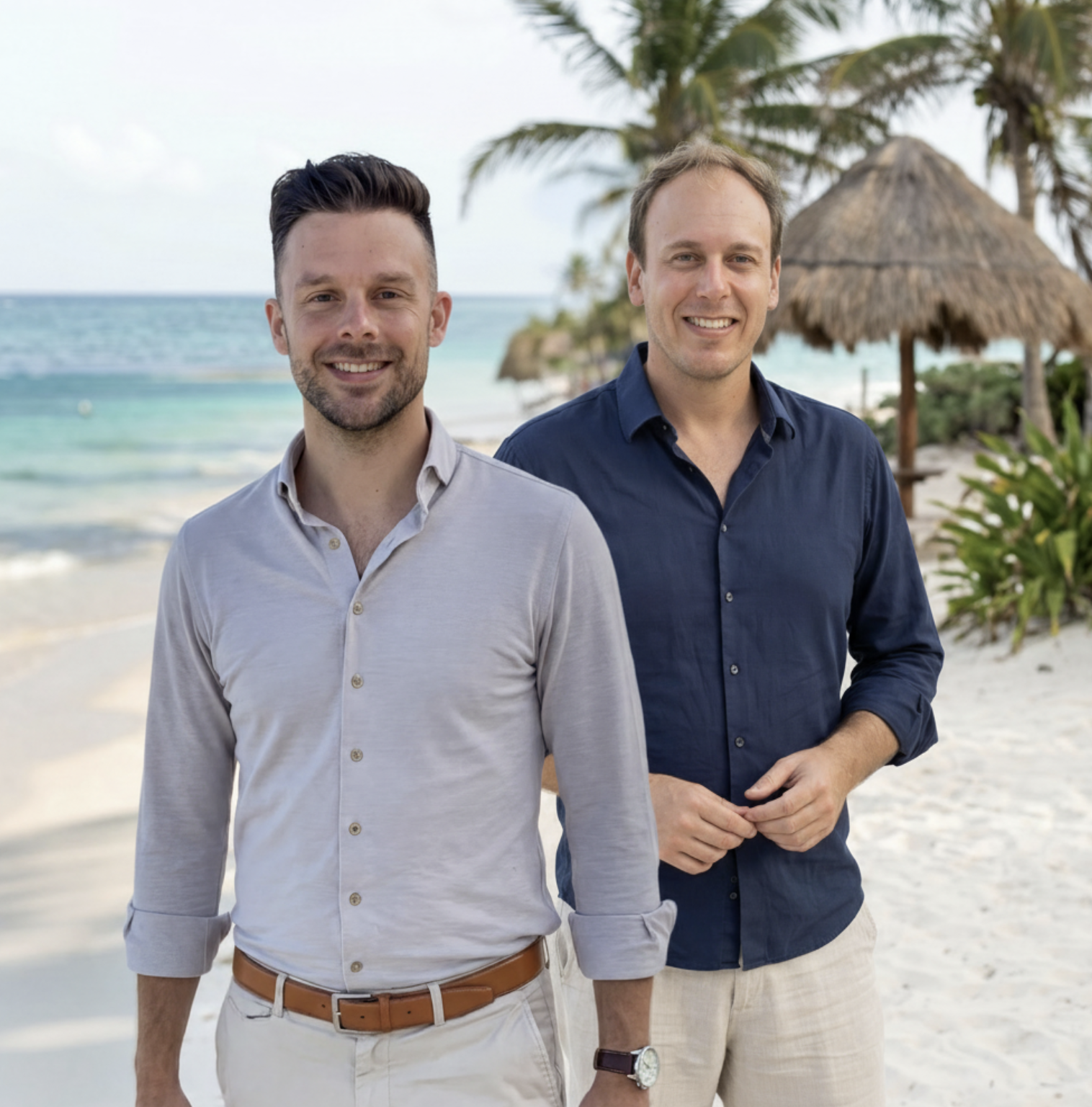 Gert-Jan and Kris, founders of Sunspot Real Estate